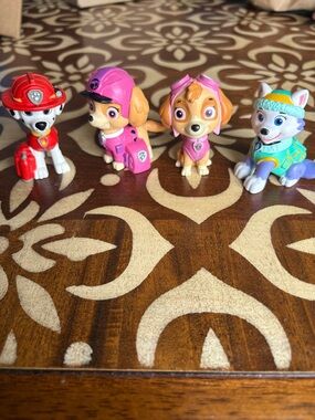 PAW Patrol Tonies figures - Marshall, Jungle Pup Skye, Skye, and Everest